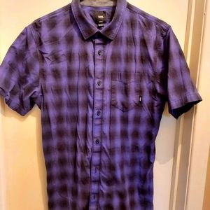 Vans short sleeve plaid shirt